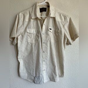 Howler Brothers Speckled Cream Button Down Shirt